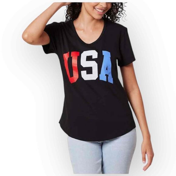 General standard Tops - General Standard Ladies’ Americana Tee, V-Neck, Size XXL - 873XXL